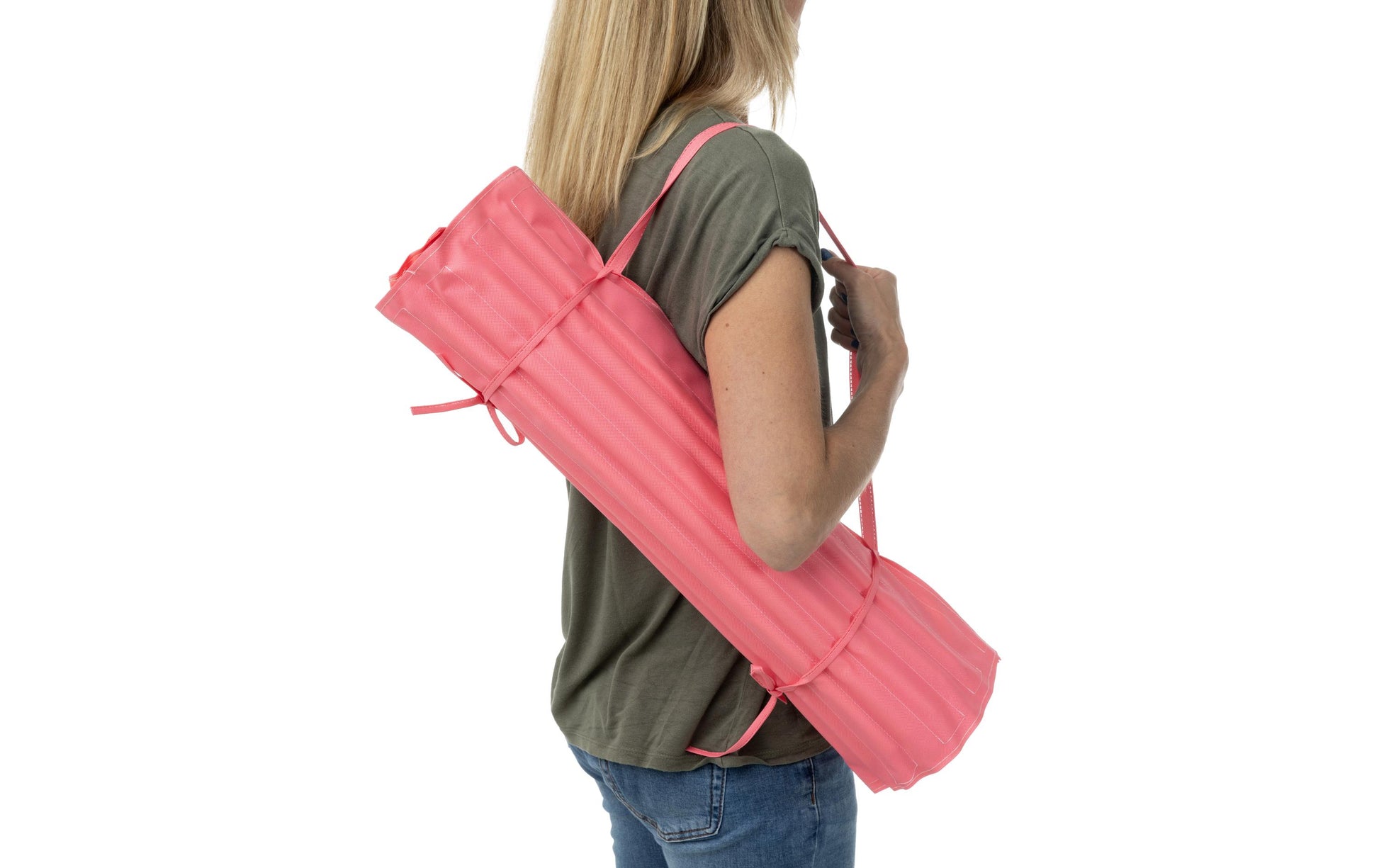 KOOR Strandmatte – 60 × 180 cm – Pink, Polyester, 1 Stk.