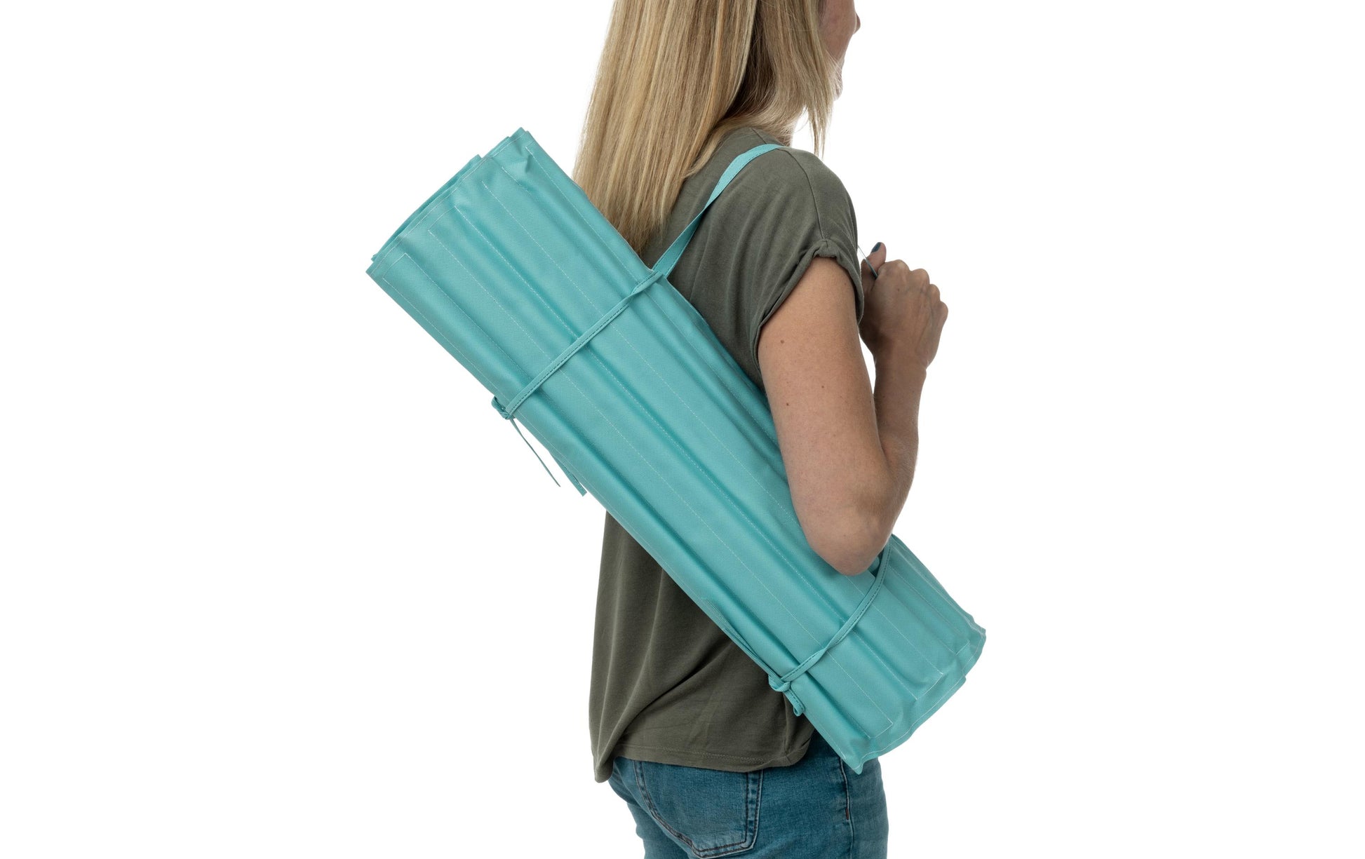 KOOR Strandmatte – 60 × 180 cm – Blau – Polyester – 1 Stk.