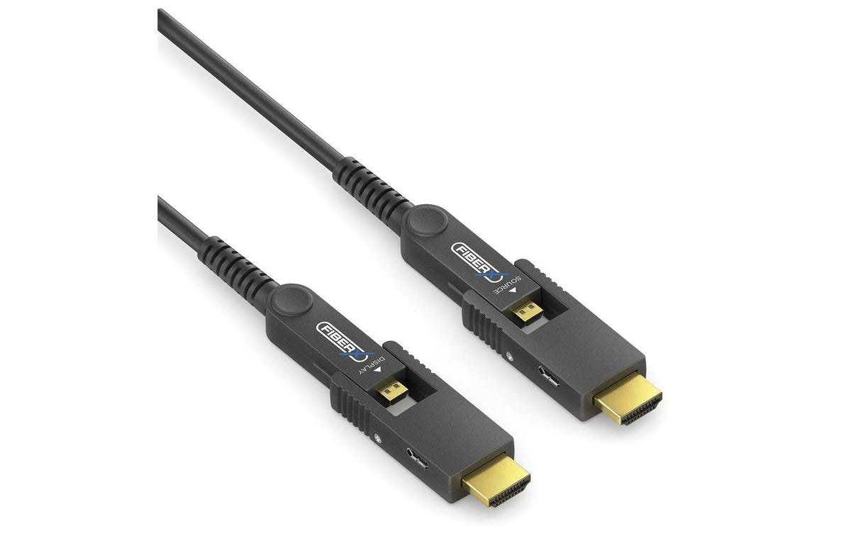 FiberX Micro-HDMI auf HDMI Kabel HDMI 2.0 4K 60 Hz – 20 m – AOC