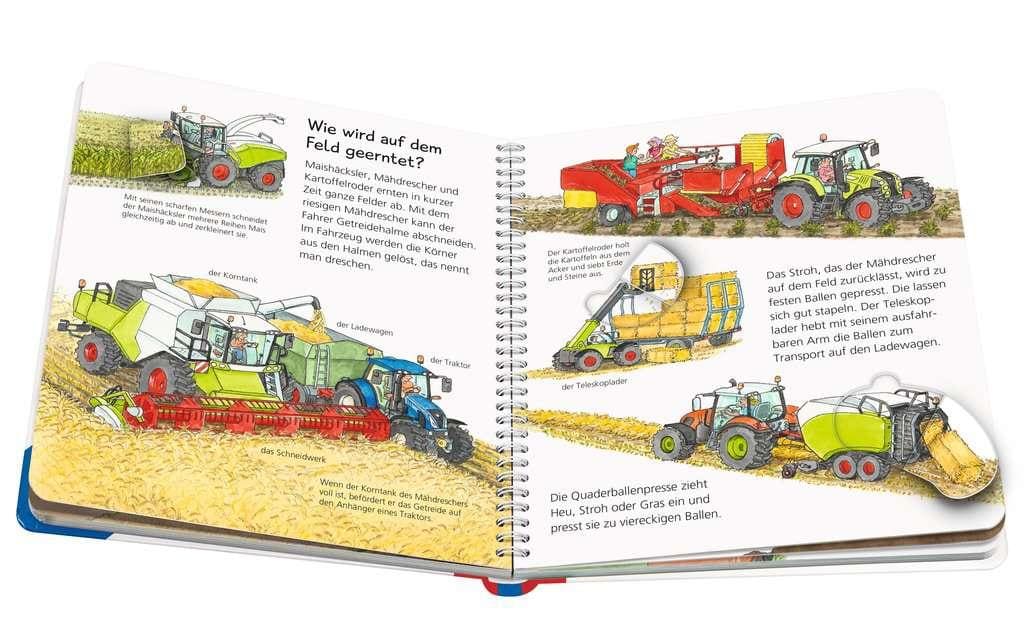 Ravensburger Buch – Mein Junior-Lexikon: Bauernhof, Spiralbindung, 24 Seiten, Deutsch, 2–4 Jahre