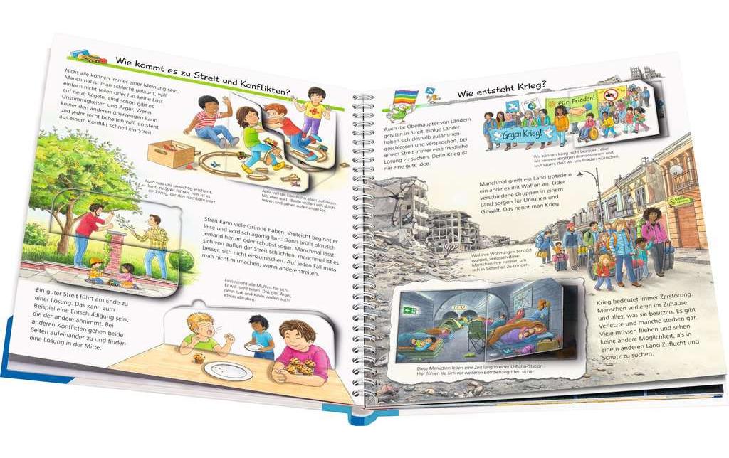 Ravensburger Buch – Wieso? Weshalb? Warum?: Wie leben wir miteinander?, Spiralbindung, 16 Seiten, 4–7 Jahre