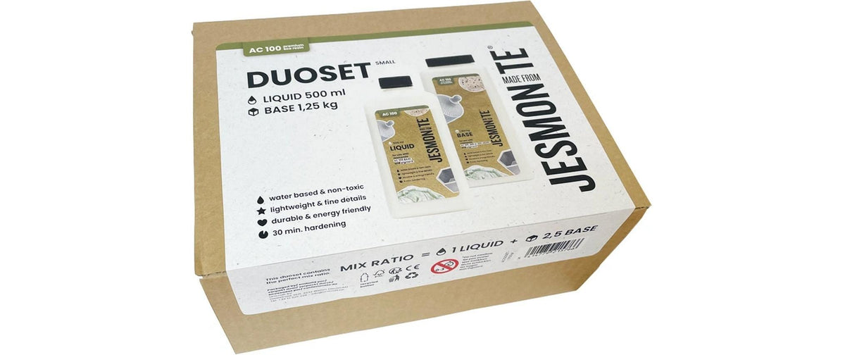 Jesmonite Giessharz-/Resin-Set – 500 g Basisflüssigkeit + 1,25 kg Pulverbasis – lufttrocknend