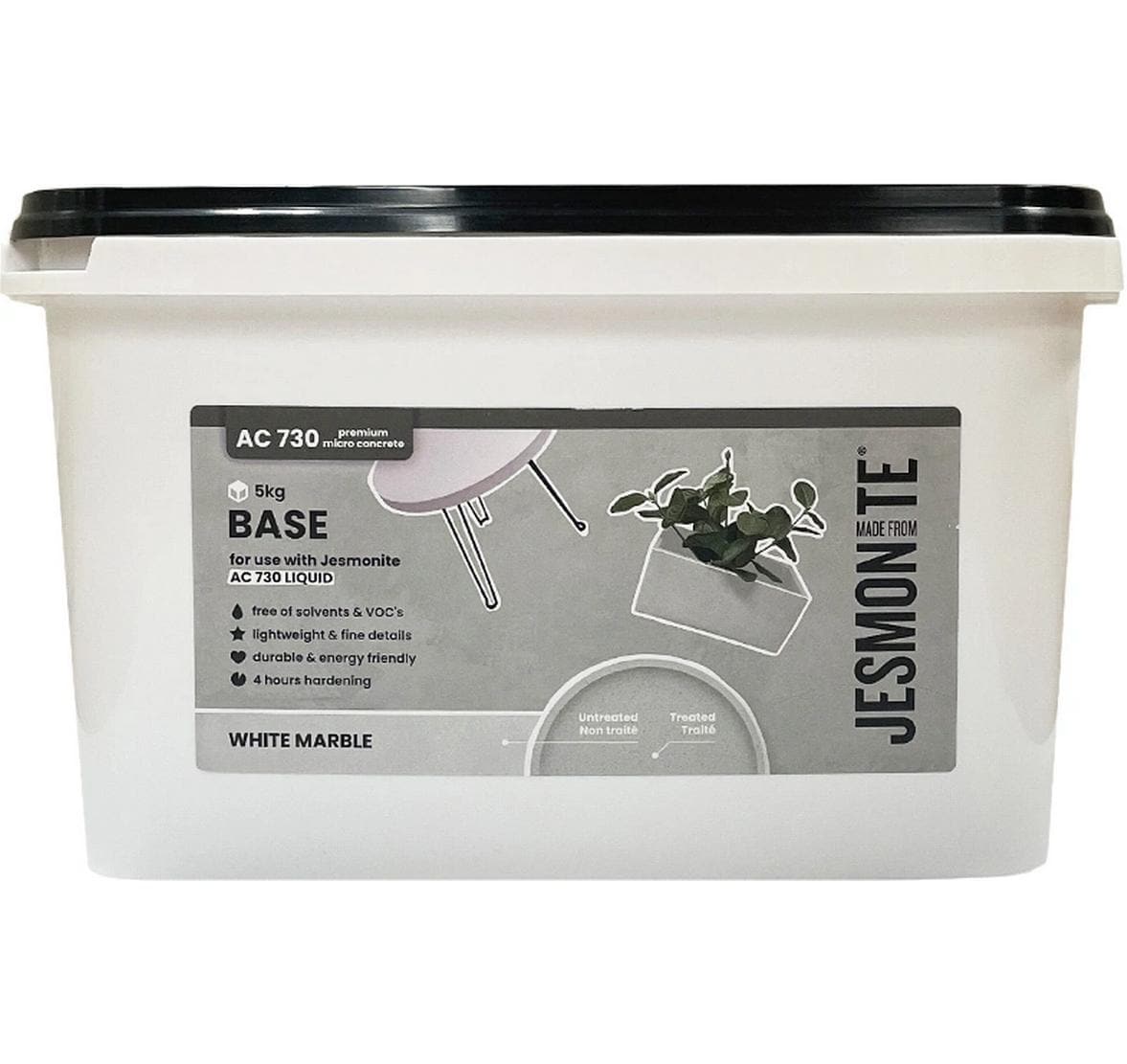 Jesmonite Modelliermasse, Pulverbasis A730, Weiss, 5,0 kg