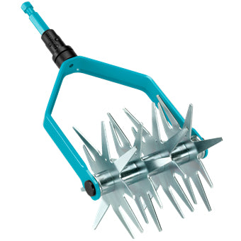 Gardena 3196-20 Sternfräse combisystem – Arbeitsbreite 140 mm – für Combisystem-Stiele – mit Jätemesser