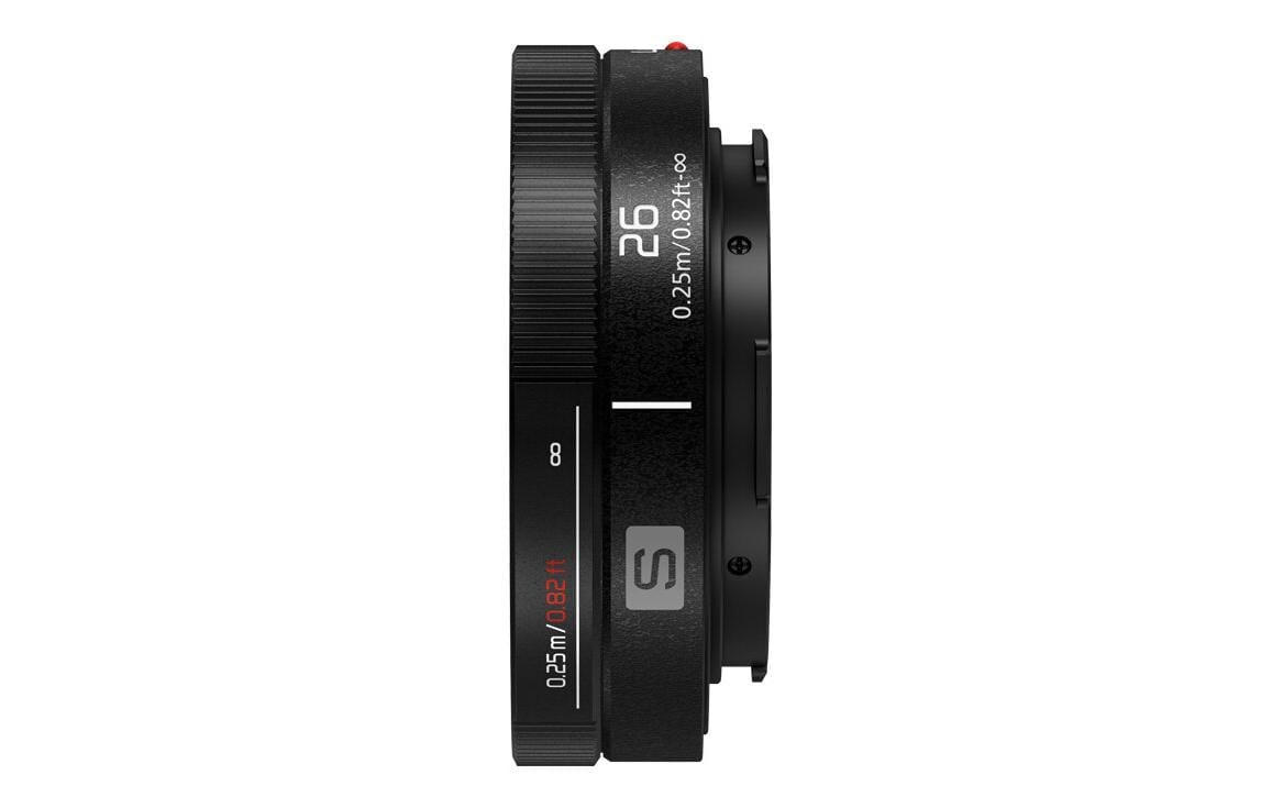Panasonic S-R26E Objektiv L-Mount – 26 mm f/8 – Manuell – für Lumix S