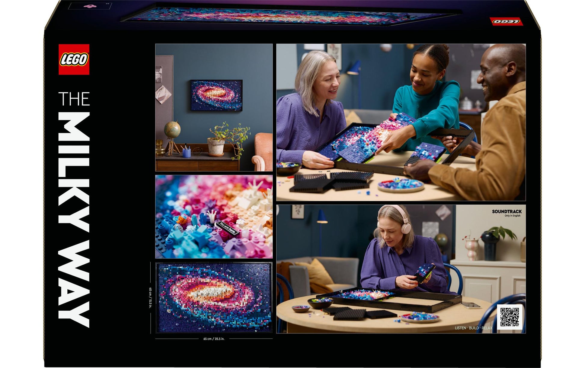 LEGO ART Puzzle Die Milchstrassen-Galaxie – 3091 Teile – 65 × 40 cm – ab 18 J.
