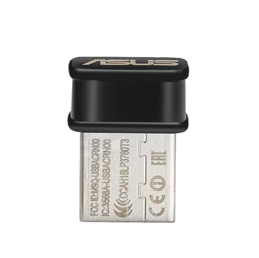 ASUS USB-AC53 Nano USB-WLAN-Adapter – Wi-Fi 5 (802.11ac), Dual-Band, bis 867 Mbit/s