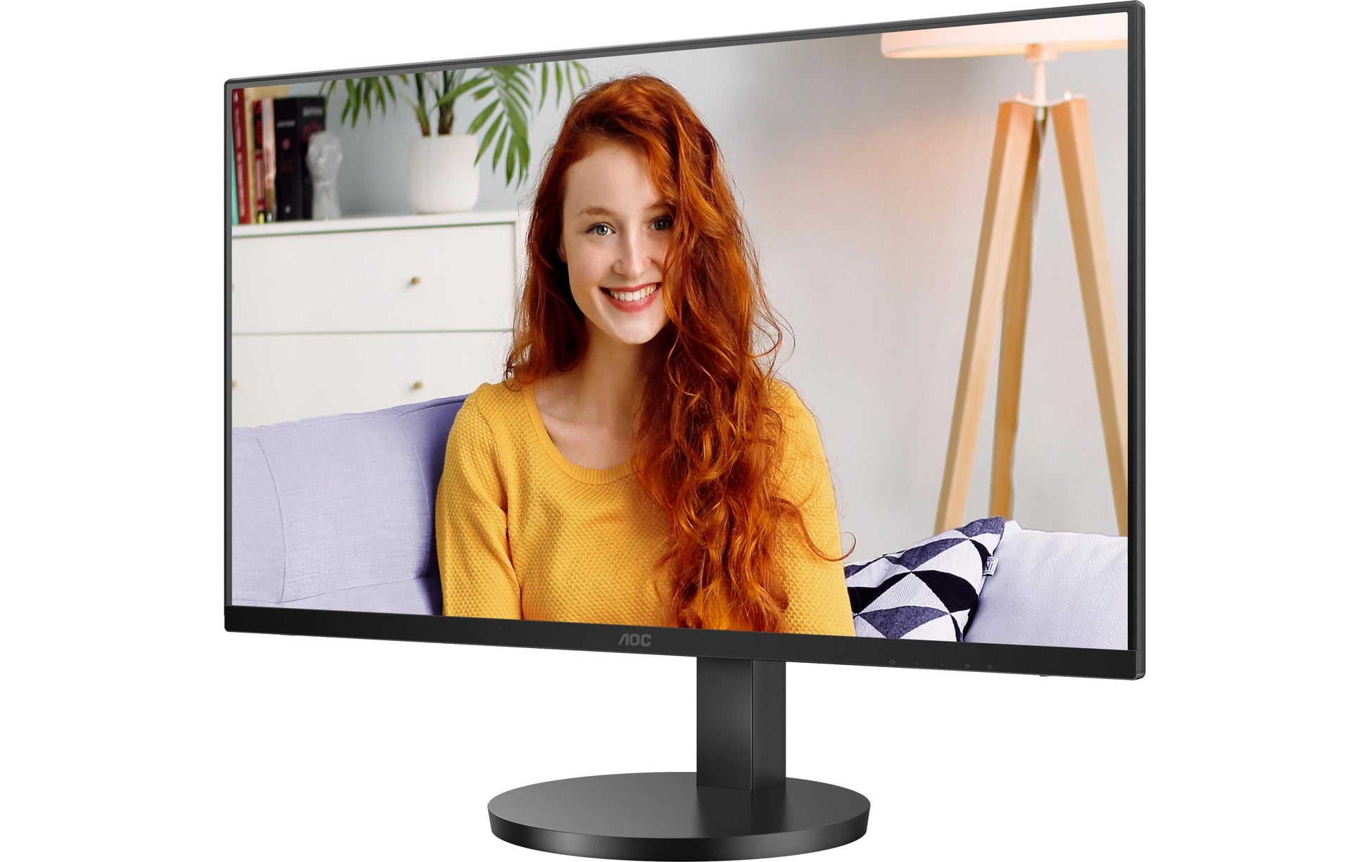 AOC U27B3CF – Monitor, 27", IPS, 60 Hz, 350 cd/m², USB-C, Lautsprecher, VESA 100 × 100, Schwarz