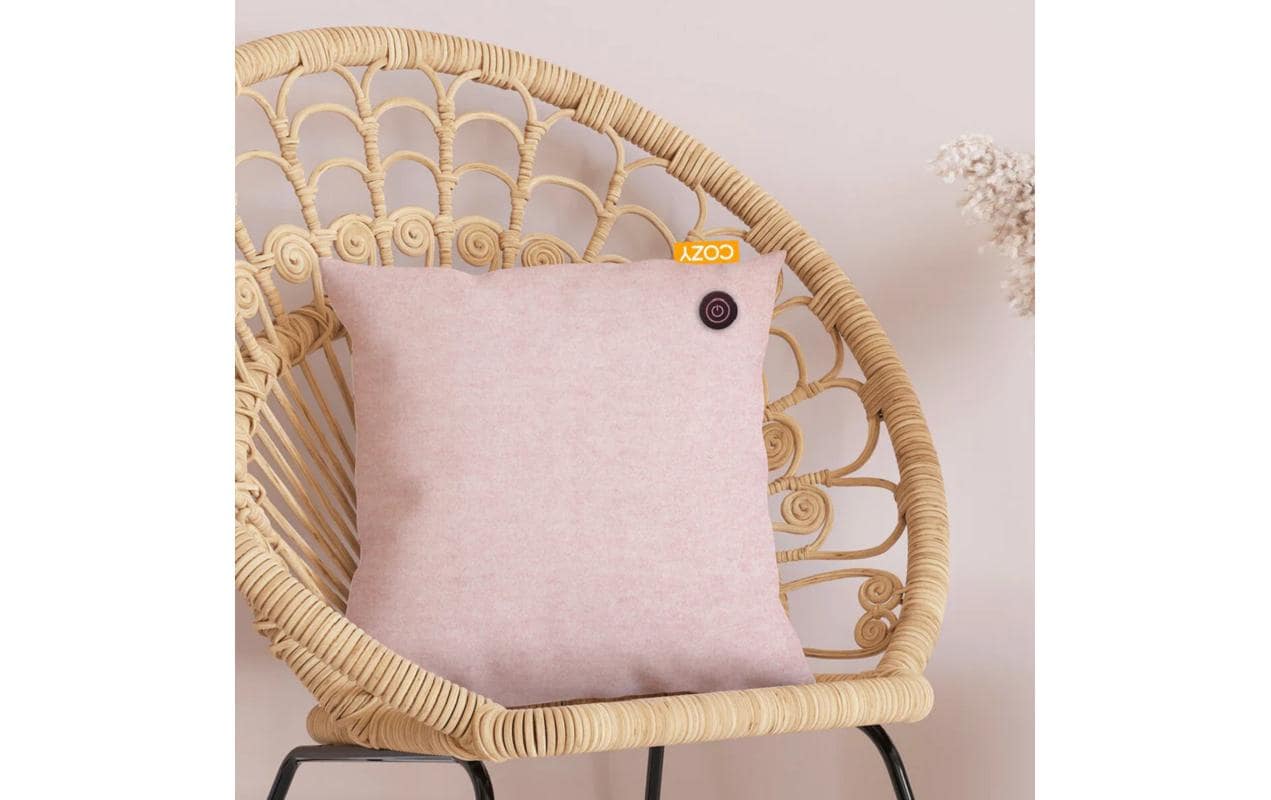 Bodi-Tek Heizkissen Una – 45 × 45 cm, Akku 10'000 mAh, 3 Heizstufen, abwaschbare Abdeckung, Pink
