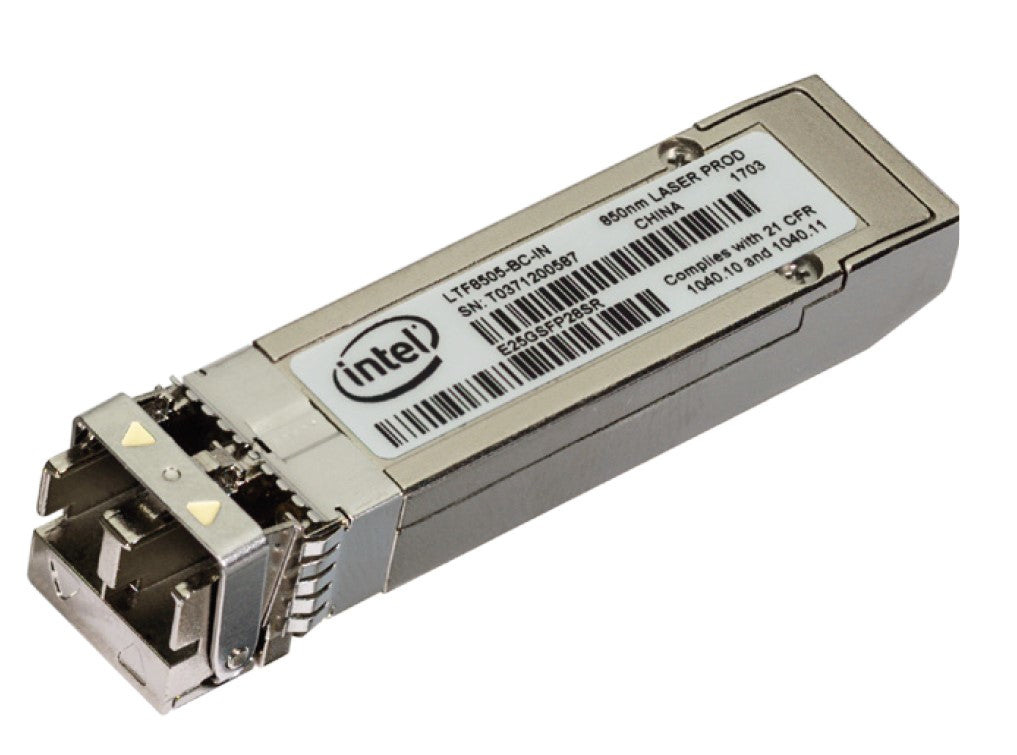 Intel E25GSFP28SR – Optischer SFP28-Transceiver (SR) – 25G, Multi-Mode (850 nm), 1er Pack