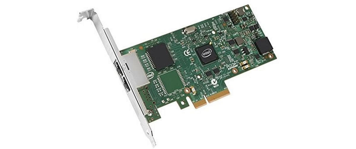 Intel I350T2v2 Gigabit-Karte – PCIe x4 (v2.1, 5,0 GT/s), 2× RJ-45, für Dell, HP, Lenovo und andere