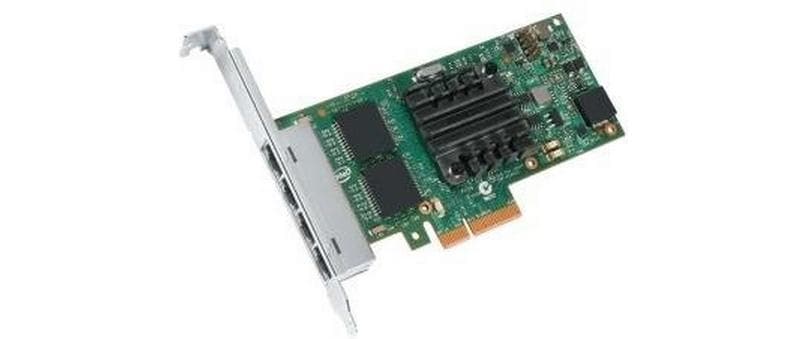 Intel Ethernet Server Adapter I350-T4V2 1G-Karte – PCIe v2.1 x4, 4× RJ-45, Halbe Höhe (Low-Profile)