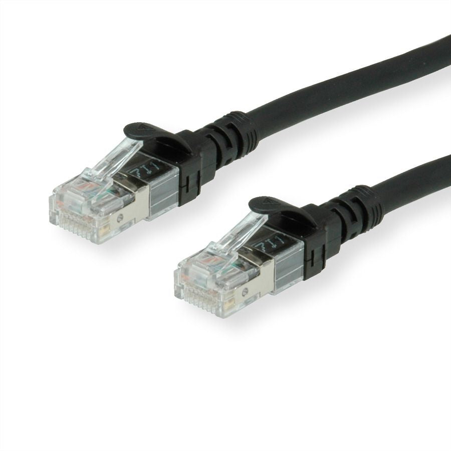 ROLINE 21.15.285 Patchkabel – Cat6a S/FTP, 5 m, Schwarz, LSZH, RJ-45