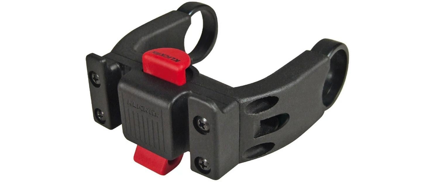 KLICKfix Adapter für Lenkerhalterung – bis 7 kg, für Lenker Ø 22–31,8 mm – schwarz