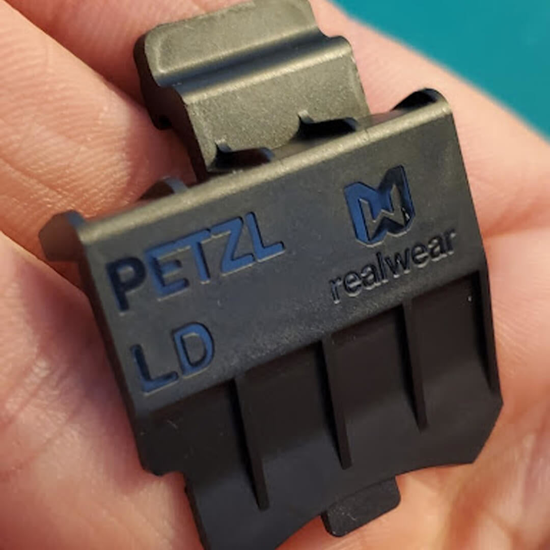 RealWear Helmclips – für Petzl (Linkes Auge) – 3 Paare
