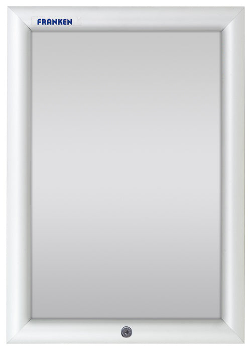 Franken Plakatrahmen Security – für A4 – abschliessbar – Klapprahmen – silber – Aluminium/Polystyrol