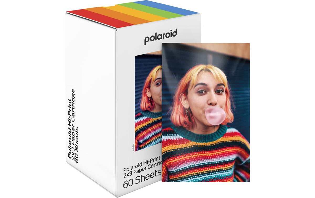Polaroid Fotopapier – 54 × 86 mm, 60 Blatt – für Polaroid Hi-Print Gen 2
