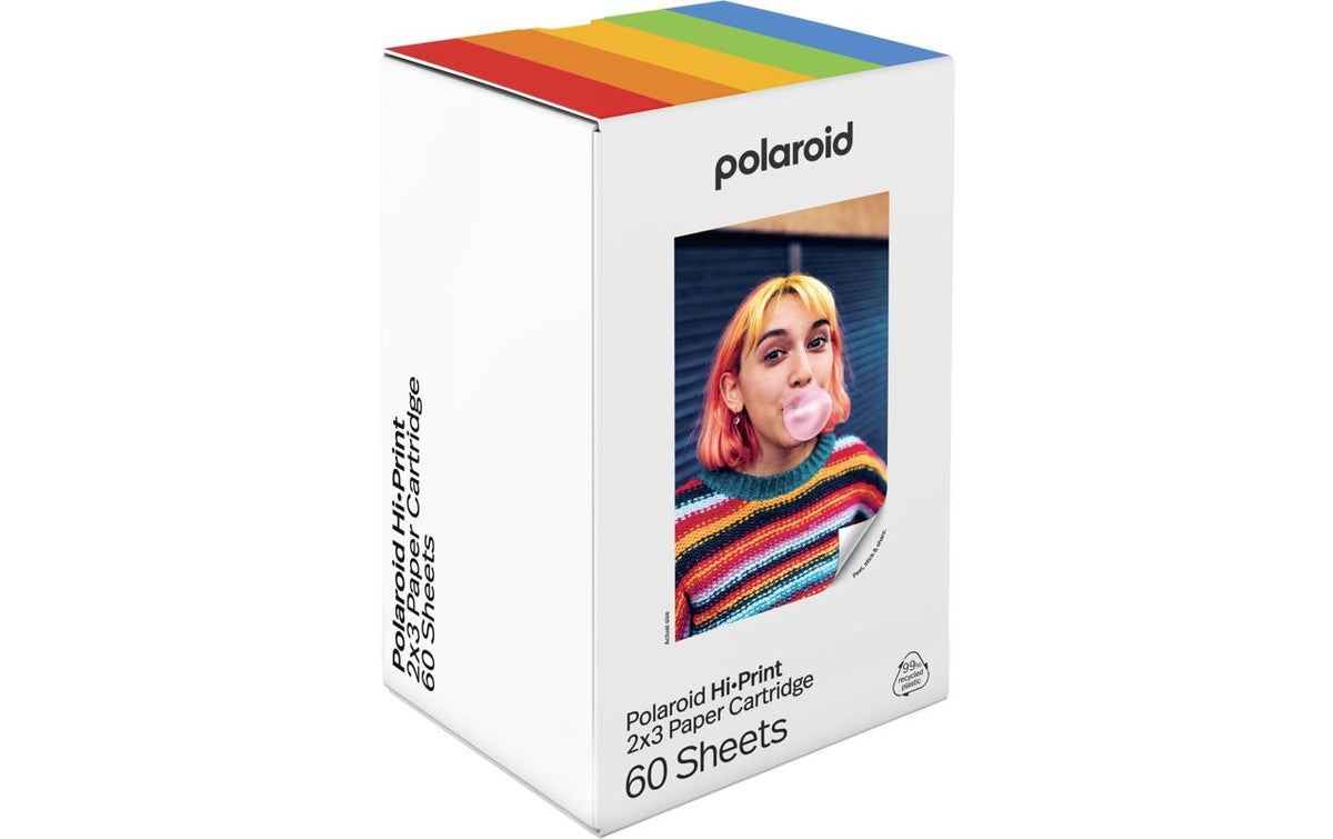 Polaroid Fotopapier – 54 × 86 mm, 60 Blatt – für Polaroid Hi-Print Gen 2
