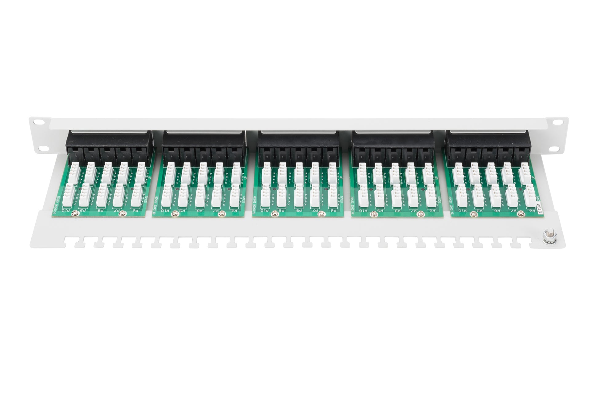 Digitus CAT 3 ISDN – Patchpanel – 50× RJ‑45 Cat3, 1U, Grau
