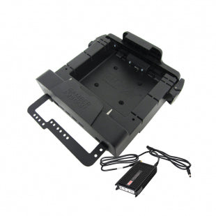 Gamber-Johnson Fahrzeug-Dock mit isoliertem Netzteil, 12–32 V DC – für ET50/ET55 (8")
