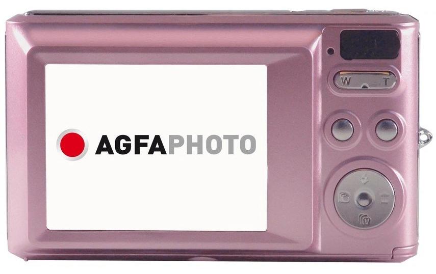 AgfaPhoto Compact Cam DC5200 – Kompaktkamera, 21 MP, 720p, 8× optischer Zoom, Pink