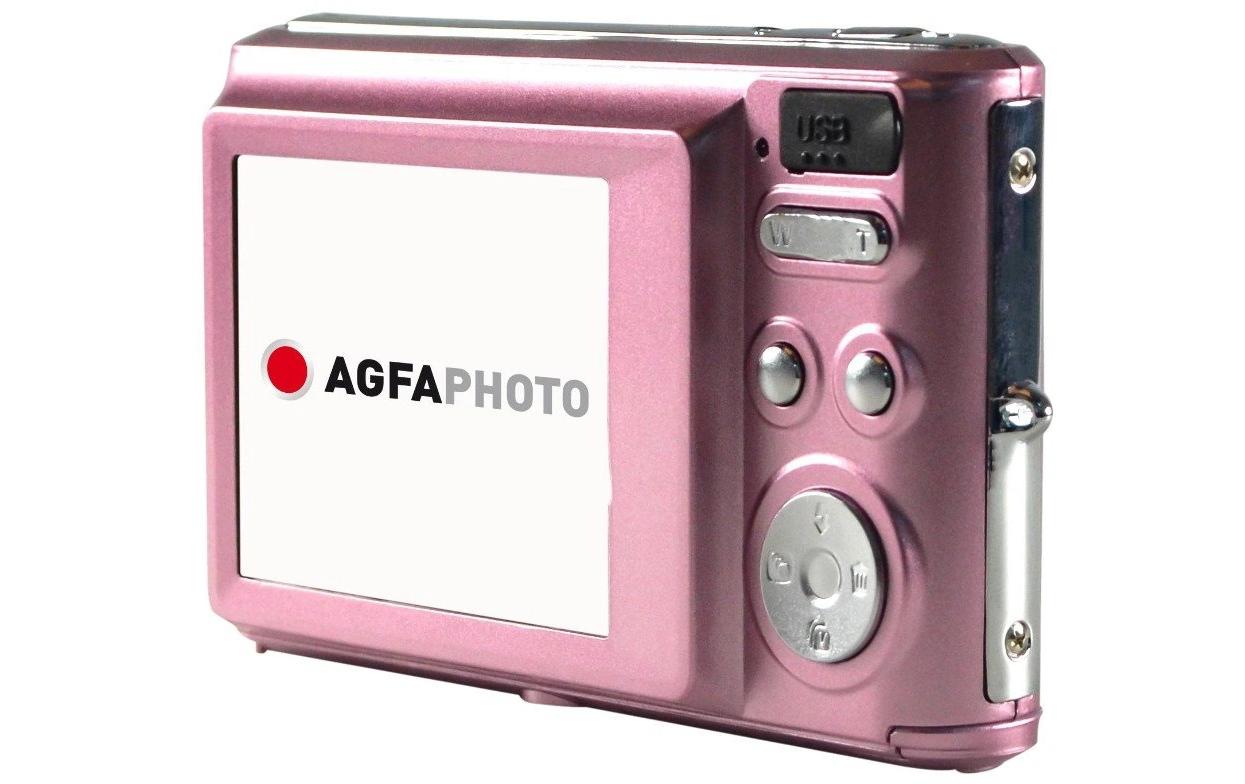 AgfaPhoto Compact Cam DC5200 – Kompaktkamera, 21 MP, 720p, 8× optischer Zoom, Pink