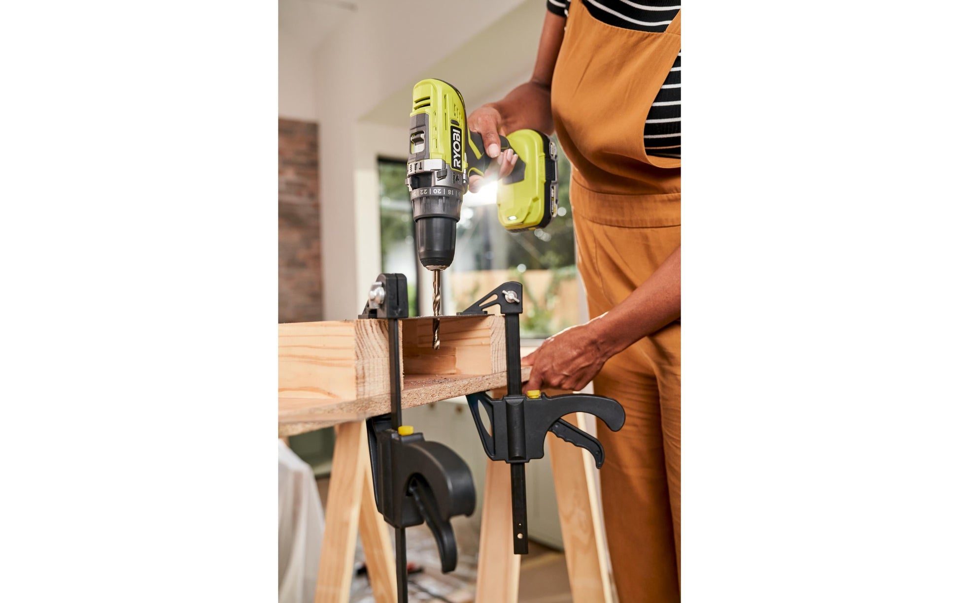 Ryobi Akku-Schlagbohrschrauber R18PD3-0 – 18 V (ONE+) – Schnellspannbohrfutter – 50 Nm – Solo