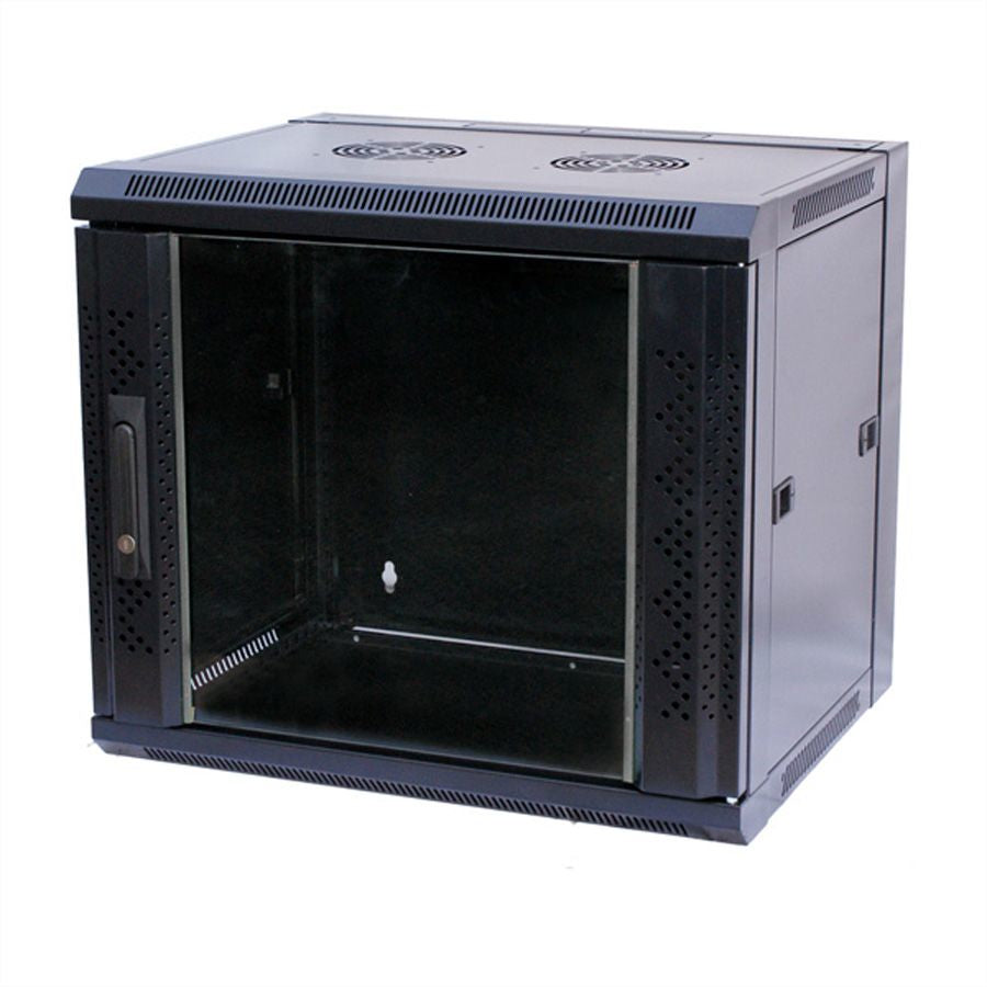 VALUE 26990151 – 19" Wandverteiler 12U, 570 × 450 × 640 mm, schwarz