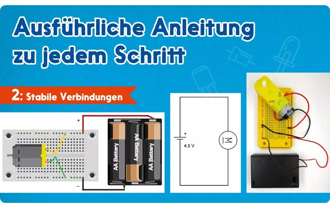 Franzis Verlag Roboter-Bausatz – GEOlino, Lichteffekte, ab 10 Jahren, Deutsch
