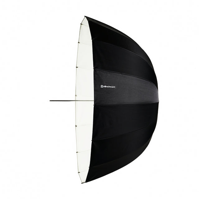 Elinchrom Umbrella Deep Schirm – 125 cm – für Elinchrom Blitzgeräte mit zentrierter Schirmhalterung – Weiss