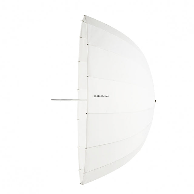 Elinchrom Umbrella Deep Regenschirm – 125 cm – durchscheinend, weiss – für Elinchrom Schirmhalterung (7 mm)