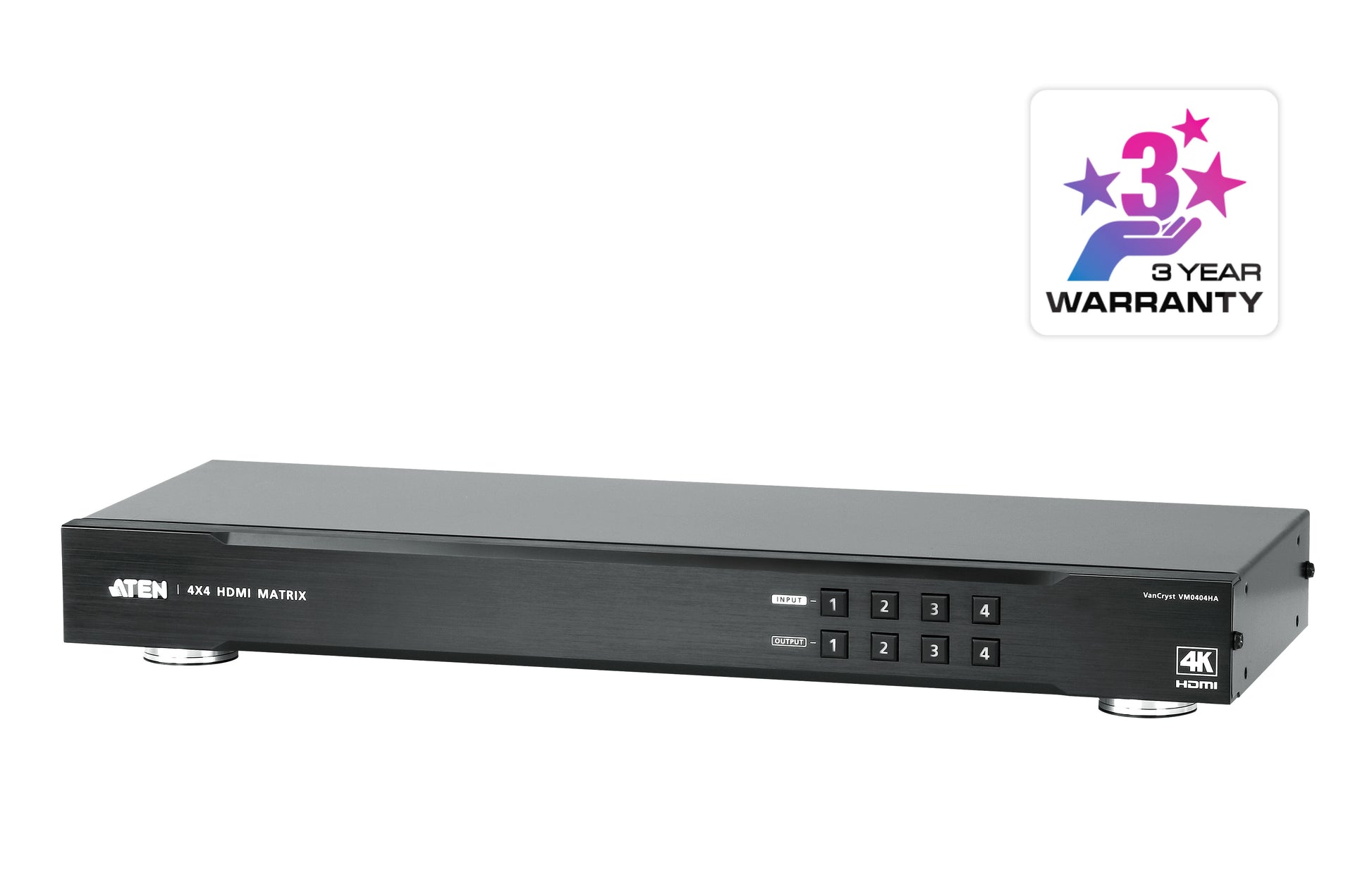 ATEN HDMI-Matrix, 4 Port, 4K