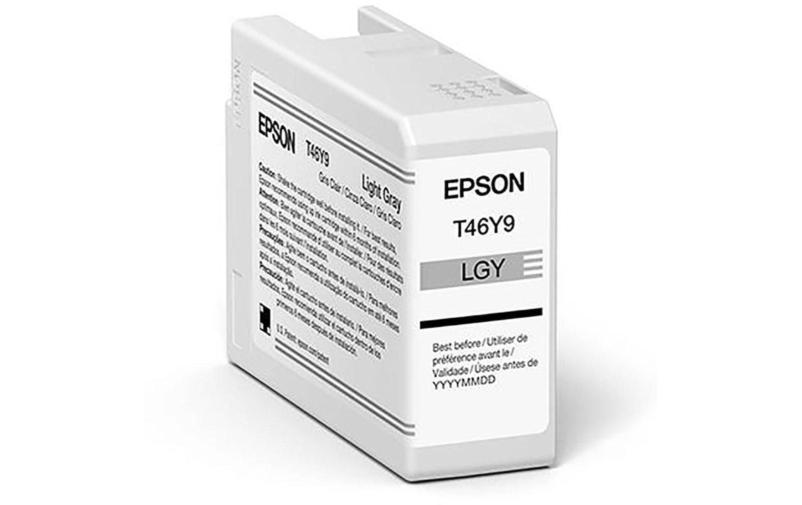 Epson Tintenpatrone T47A9, Hellgrau, 50 ml – für Inkjetdrucker/Multifunktionsgeräte