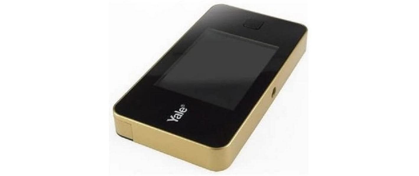 Yale Digitaler Türspion – Türe, Batteriebetrieb, Messing, 128×15×68 mm