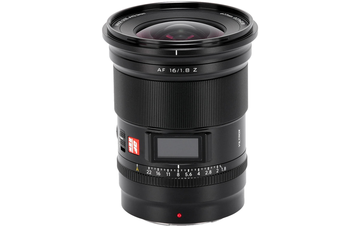 Viltrox AF 16/1.8 Z Objektiv – 16 mm f/1.8 – Vollformat, Autofokus, 77 mm Filter – für Nikon Z