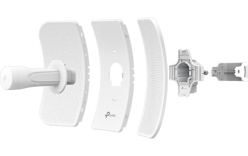 TP-Link CPE710 Access Point – Wi‑Fi 5 (802.11ac), 5 GHz, 867 Mbit/s, 1× 1G RJ‑45, PoE, Weiss