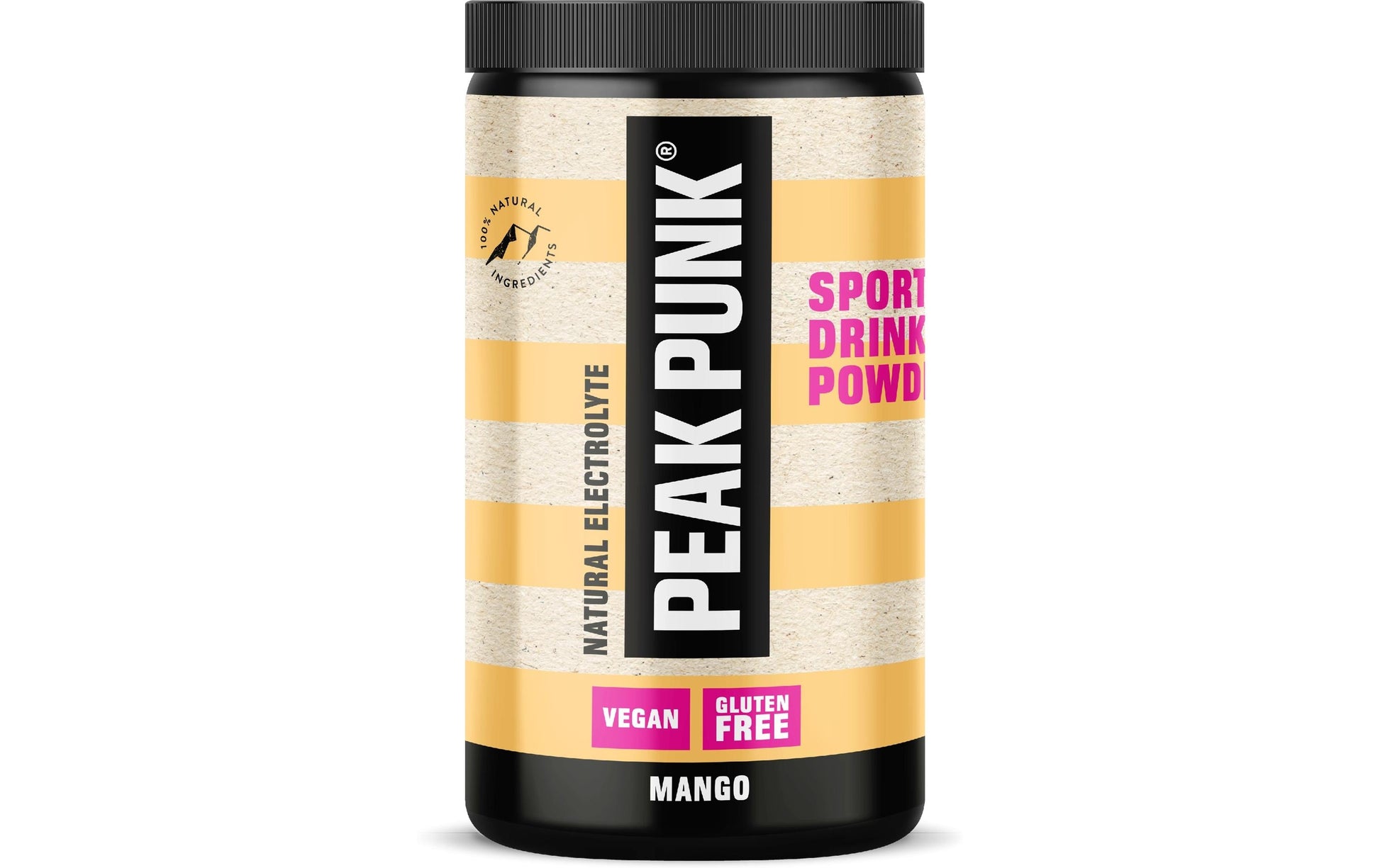 Peak Punk – Sportgetränk-Konzentrat, Mango, Bio – 600 g, Pulver