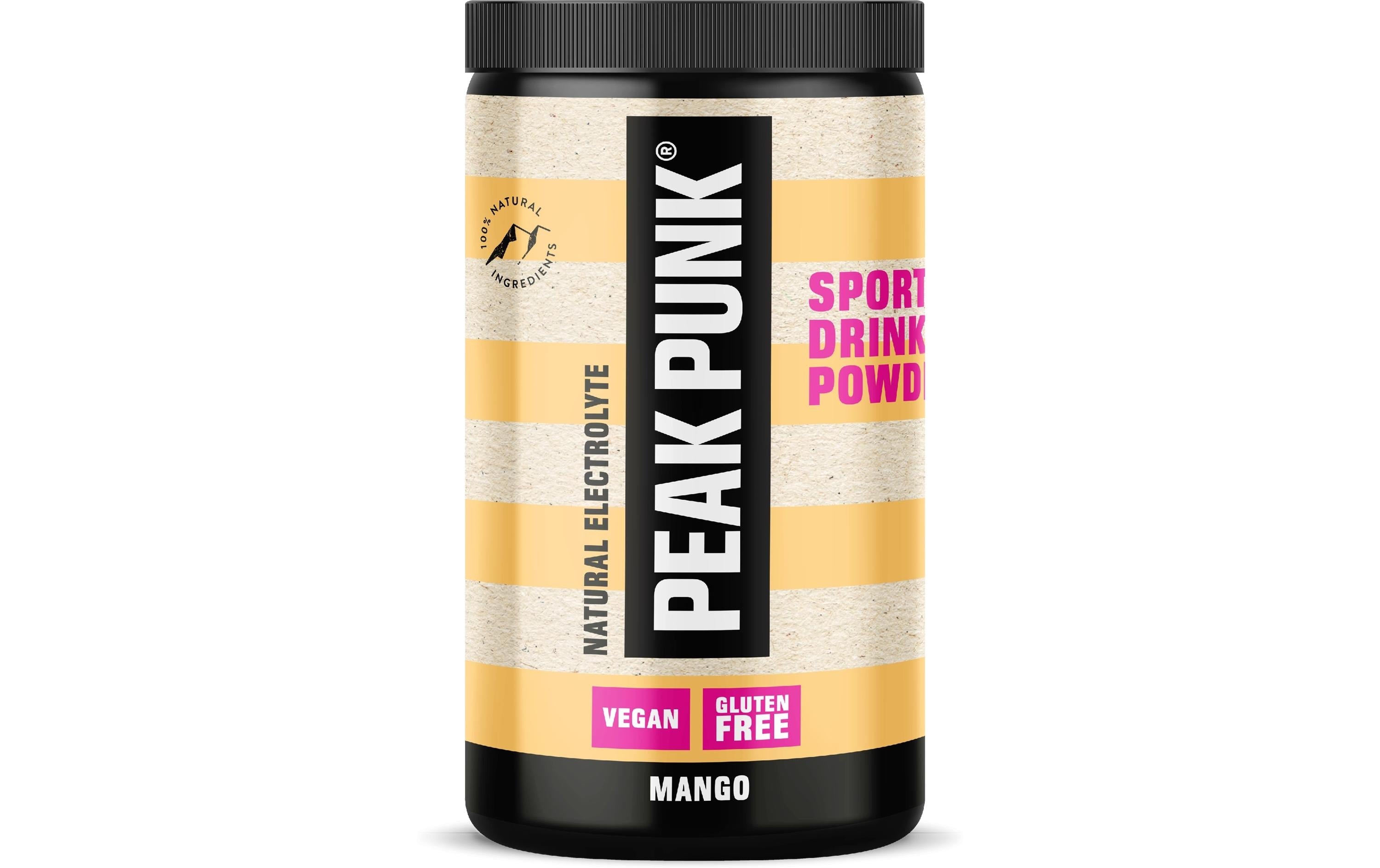 Peak Punk – Sportgetränk-Konzentrat, Mango, Bio – 600 g, Pulver