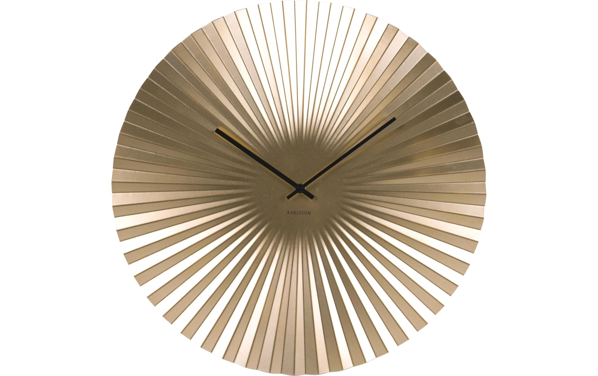 Karlsson Wanduhr Sensu XL – Wandmontage, Gold