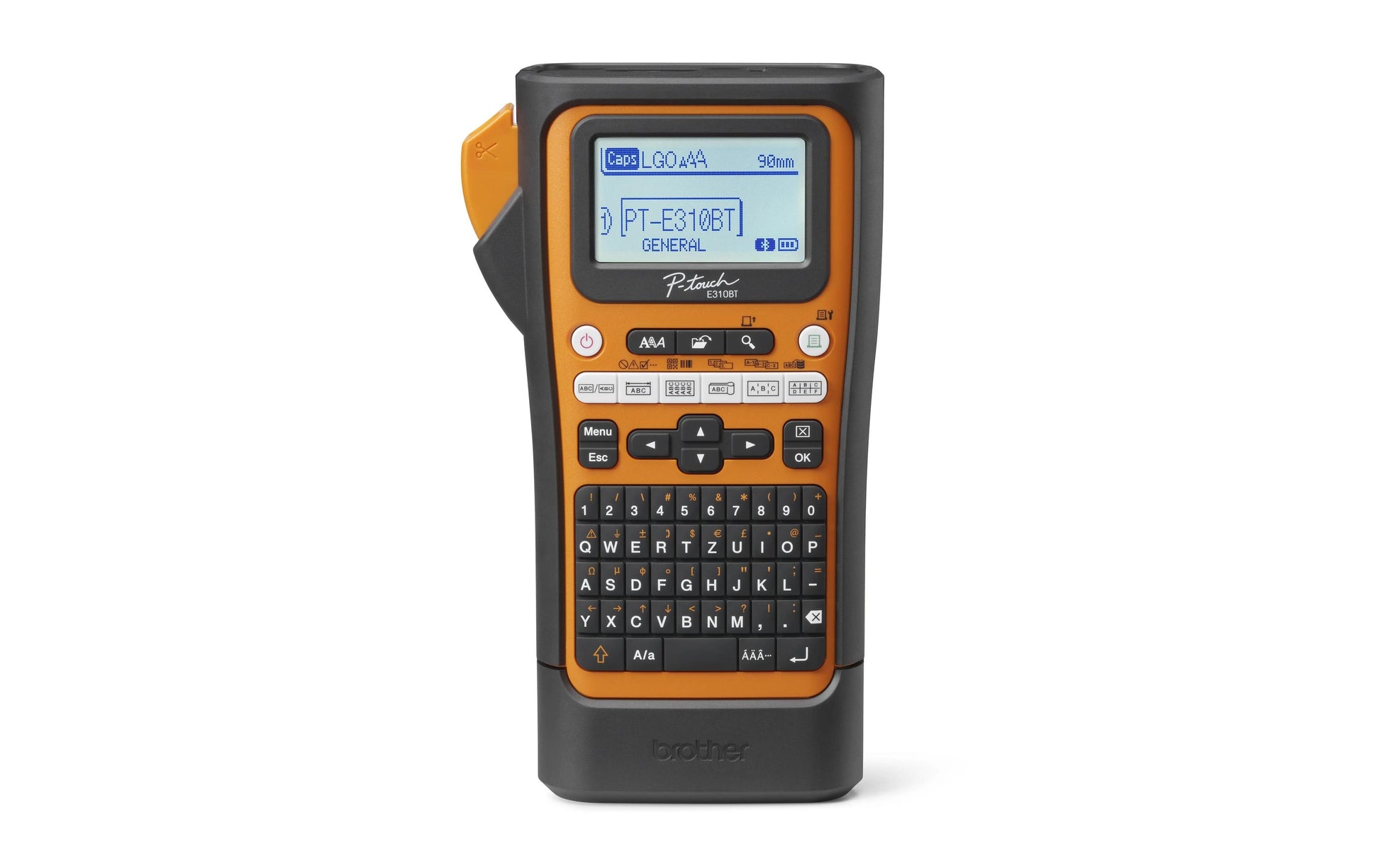 Brother PT-E310B – Beschriftungsgerät, Thermotransfer, 180 dpi, bis 16 mm, Bluetooth, für HSe/TZe-Bänder