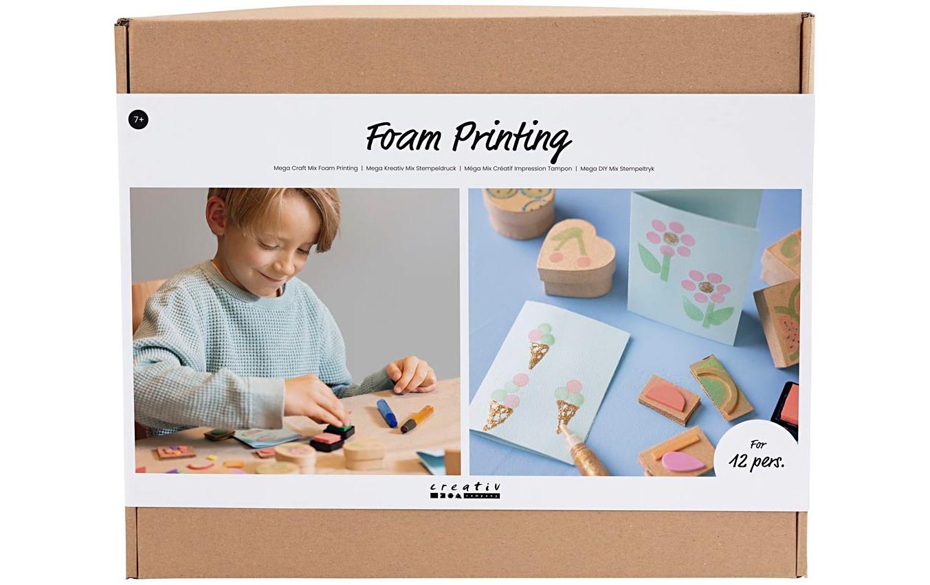 Creativ Company Bastelset Linoldruck – Papier, Mehrfarbig – ab 7 Jahren