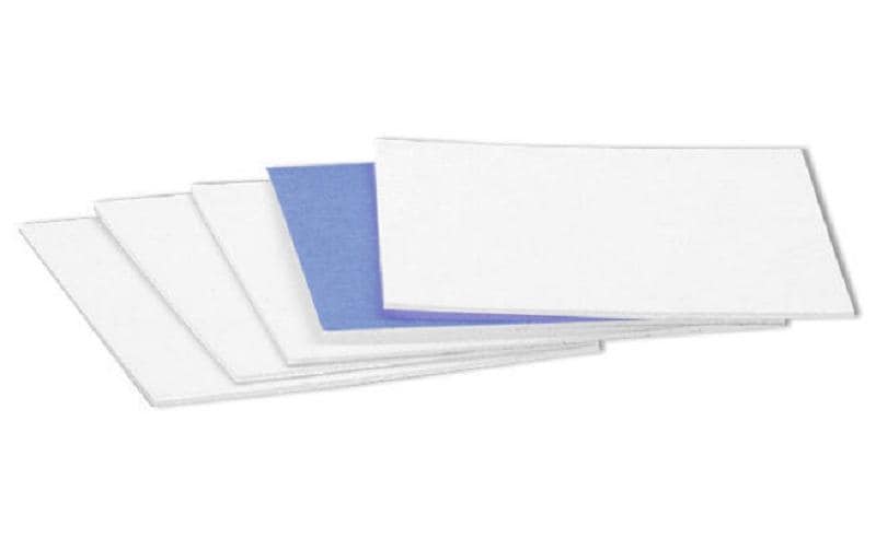 URSUS Blanko-Spielkarten, Papp-Karte, Blau, Weiss, 4,5 × 9 cm, 1 mm, 60 Stk.