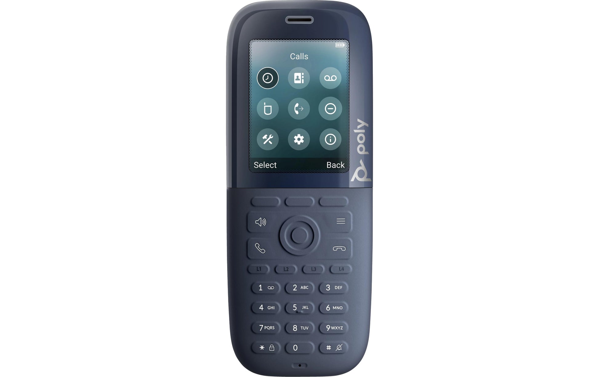 Poly Rove 30 – DECT-Telefon nur Mobilteil, 2,4", Anrufer-ID, tropfsicher, schwarz