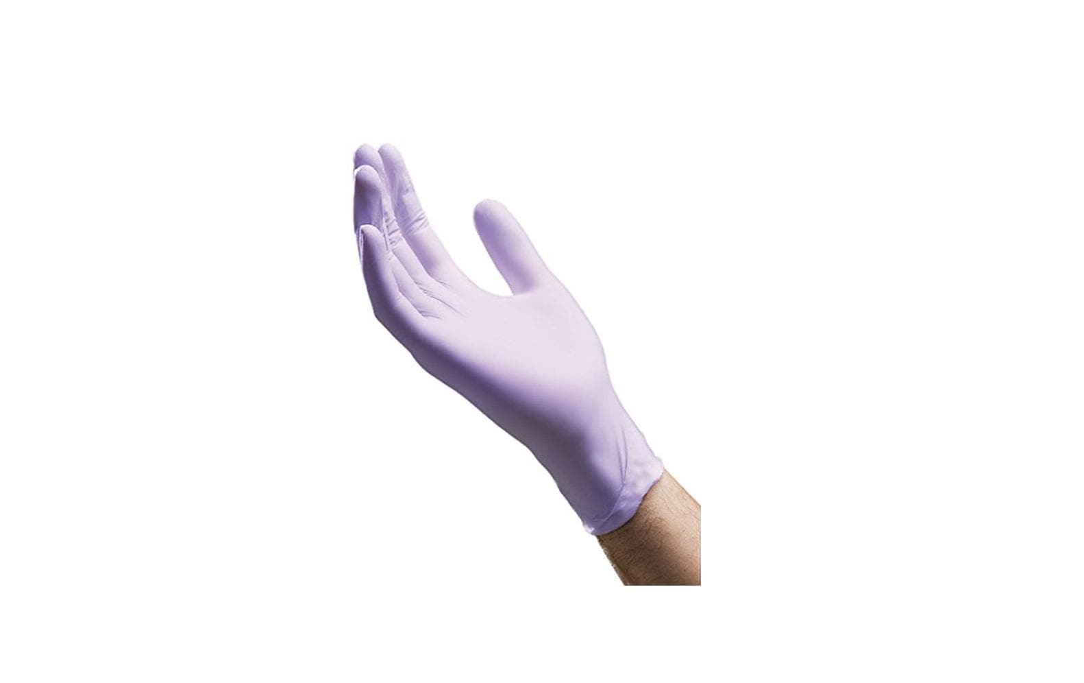 MedBrun Einweghandschuhe Nitril – XL, 50 Paar – Violett, CE, puderfrei