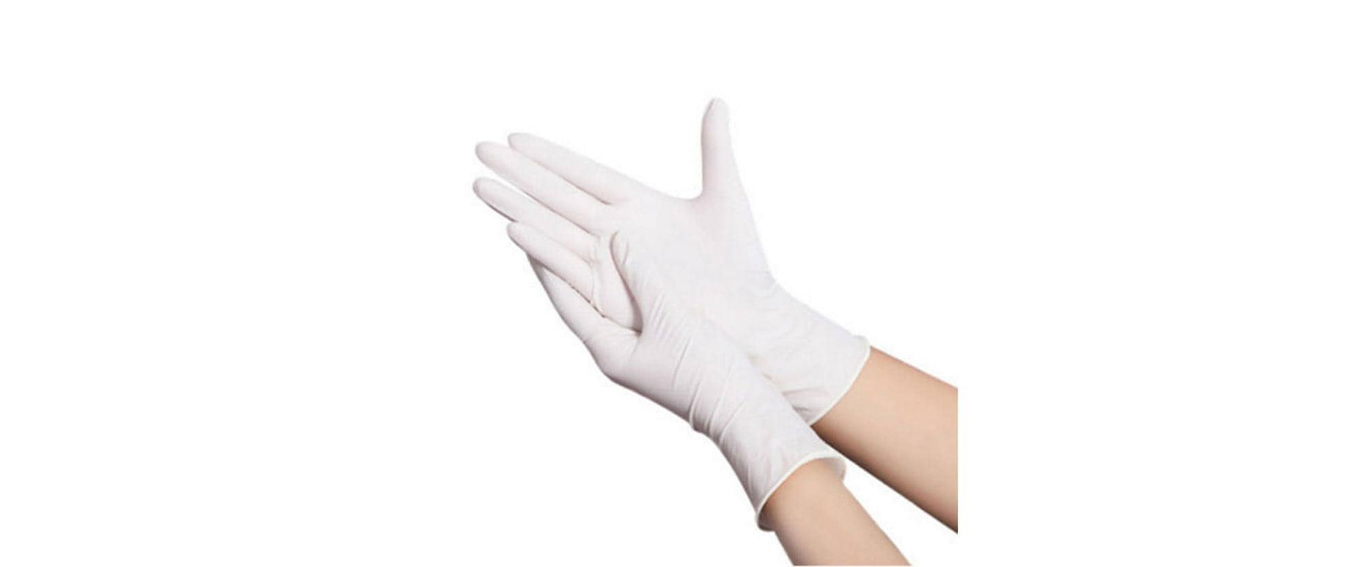MedBrun Einweghandschuhe Nitril, Expert – L – Weiss, CE, puderfrei