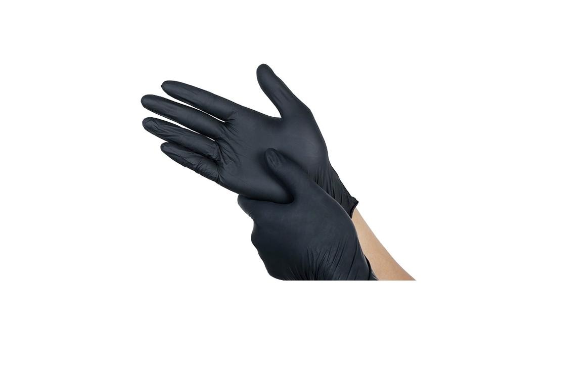 MedBrun Einweghandschuhe Nitril – XL – Schwarz, CE, puderfrei