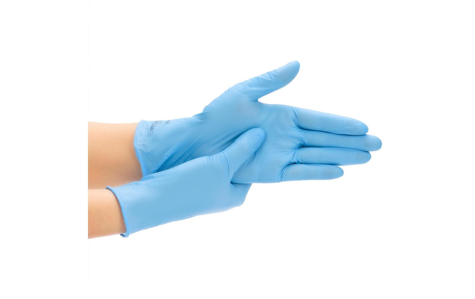 MedBrun Einweghandschuhe Nitril – XL – Hellblau, CE, puderfrei