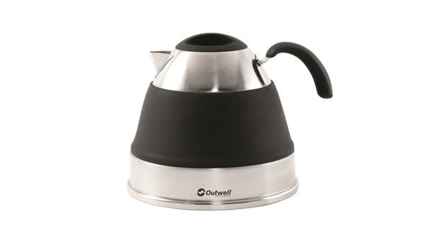 Outwell Collaps Wasserkocher – 2,5 l, Silikon, Edelstahl