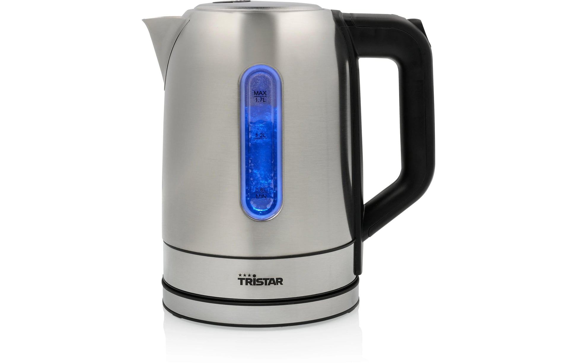 Tristar WK-1344 – Wasserkocher 1,7 l, 2200 W, Edelstahl, Silber