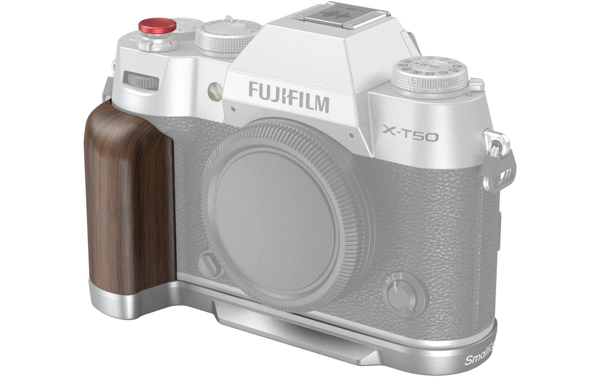 SmallRig 4735 L-Shape-Griff – für Fujifilm X-T50 – Silber/Holz